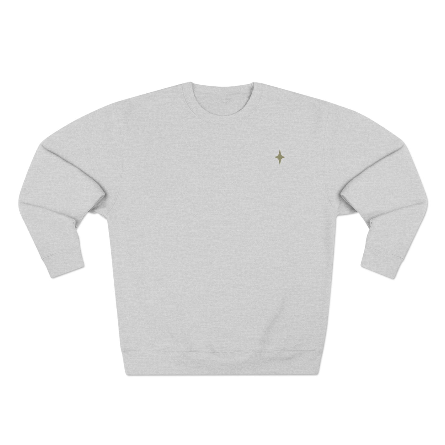 Modern Star Design  Crew neck Sweatshirt