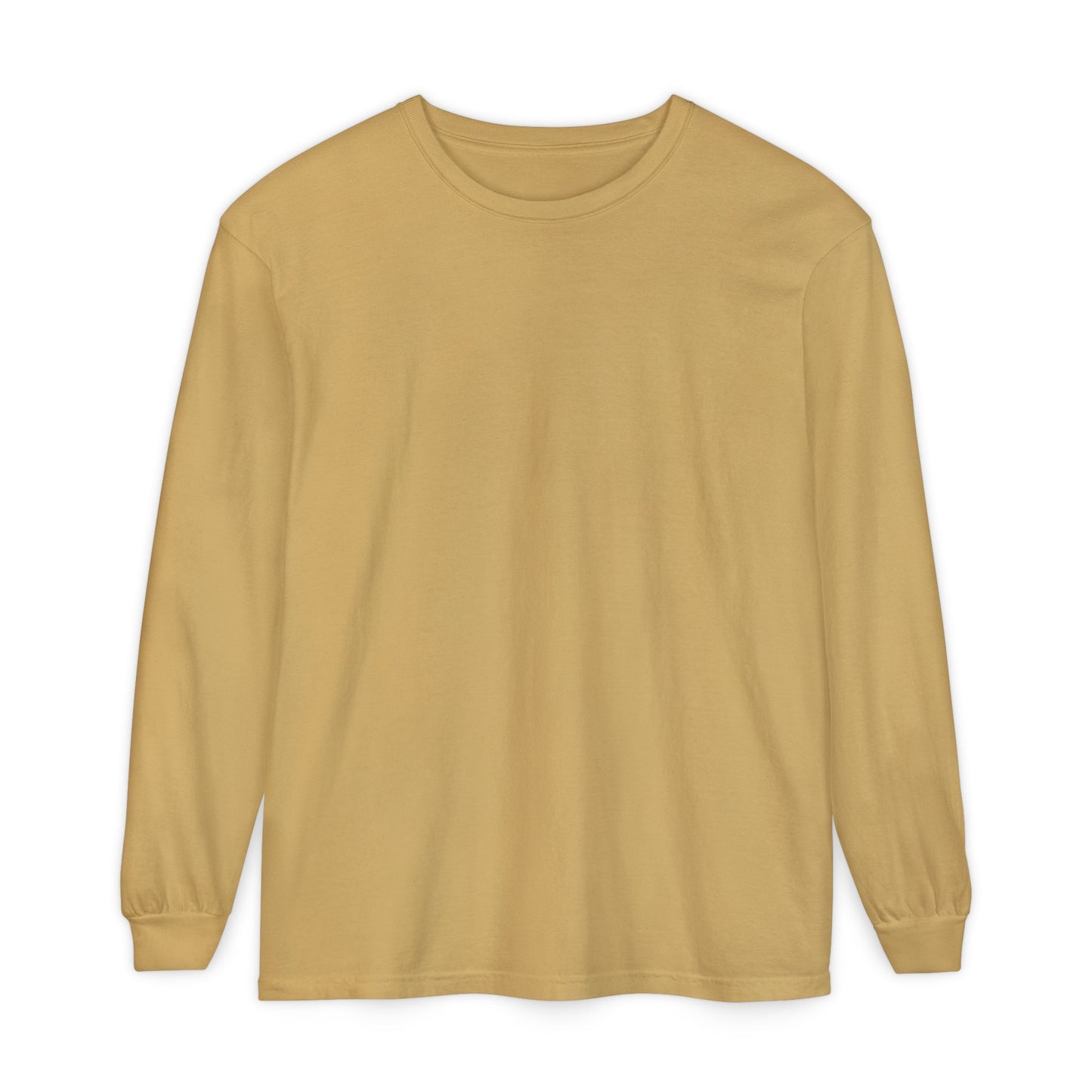 Women’s Cozy mustard  yellow Long Sleeve T-Shirt - Perfect for Everyday Wear