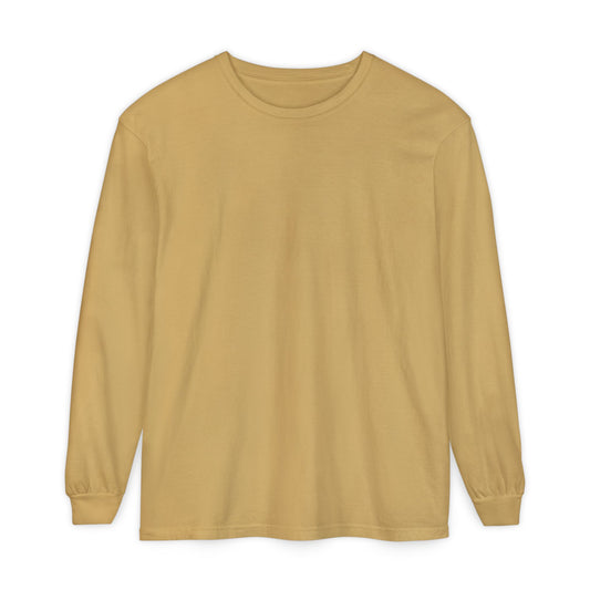 Women’s Cozy mustard  yellow Long Sleeve T-Shirt - Perfect for Everyday Wear