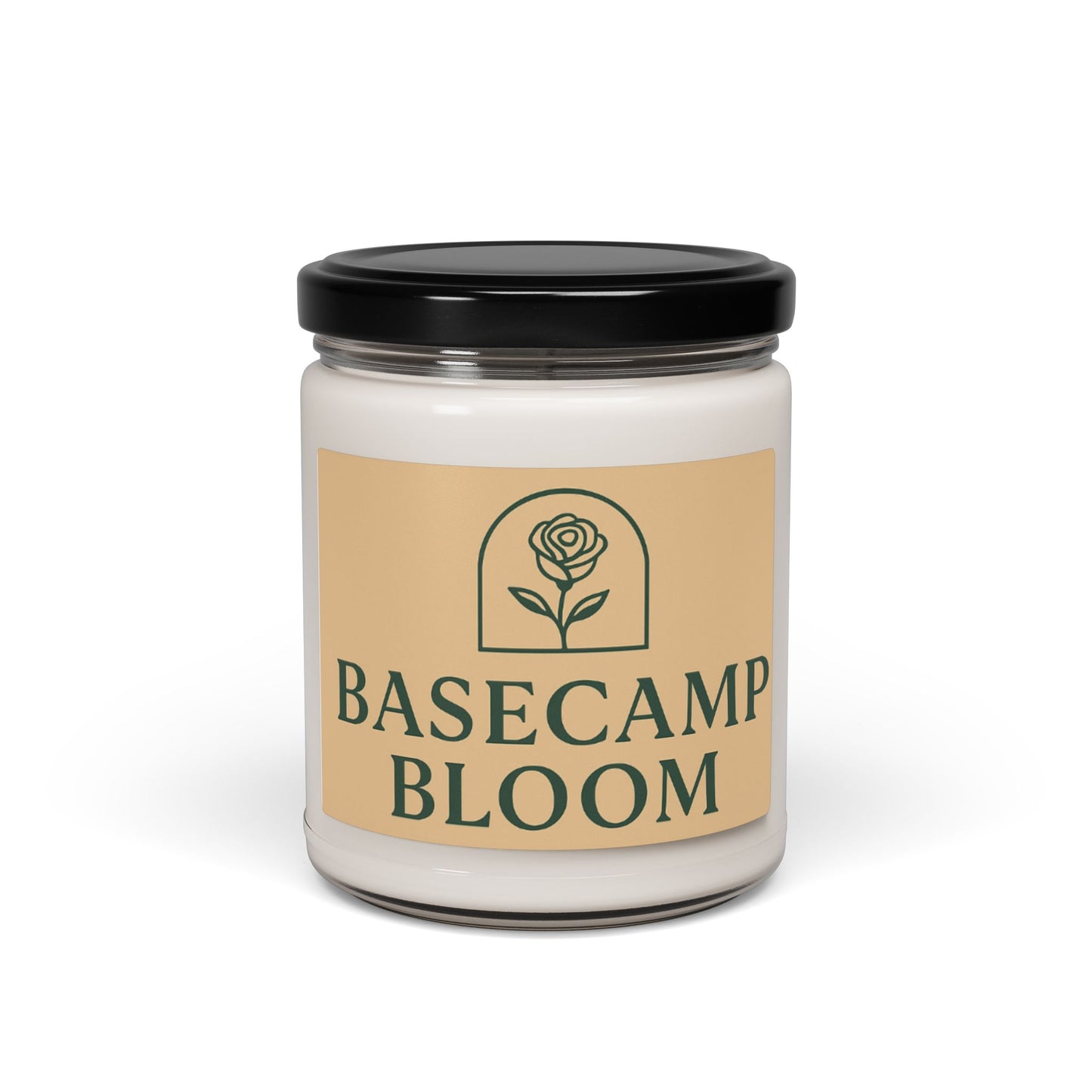 Basecamp Bloom Scented Soy Candle — 9oz Floral Aromatherapy Jar