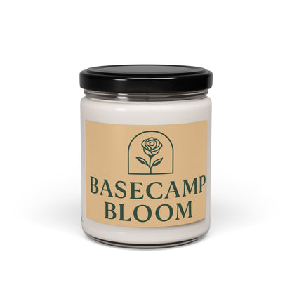 Basecamp Bloom Scented Soy Candle — 9oz Floral Aromatherapy Jar