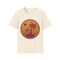 Retro Palm Sunset T-Shirt — Vintage Beach Palm Tree Tee