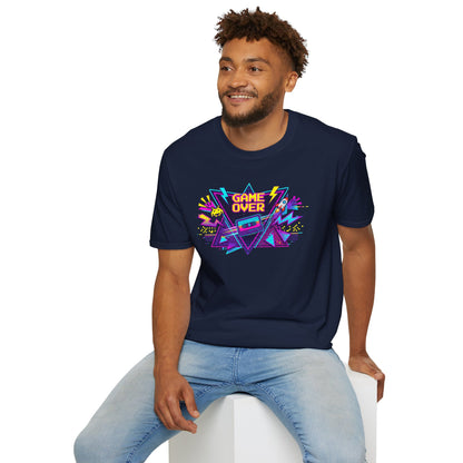 Retro 'Game Over' Graphic T-Shirt — 80s Arcade Gamer Tee