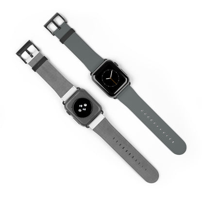 Stylish Gray Silicone Watch Band for Apple Watch - Modern & Comfortable Design
