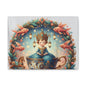 Whimsical Princess Tea Cup Canvas Wall Art — Fairy Tale Kids Luxury Room Decor (free shipping)