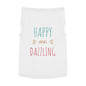 Happy and Dazzling Pet Tank Top — Colorful Graphic Dog Shirt for Everyday Wear