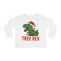 Holiday "Tree Rex" Christmas Toddler Long Sleeve Tee