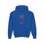 Youth Hoodie — Neon k-Pops Gamer Girl Graphic “Pixel Pal” Streetwear