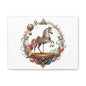 Carousel Unicorn Matte Canvas Wall Art — Whimsical Fairytale Nursery Decor (free shipping)