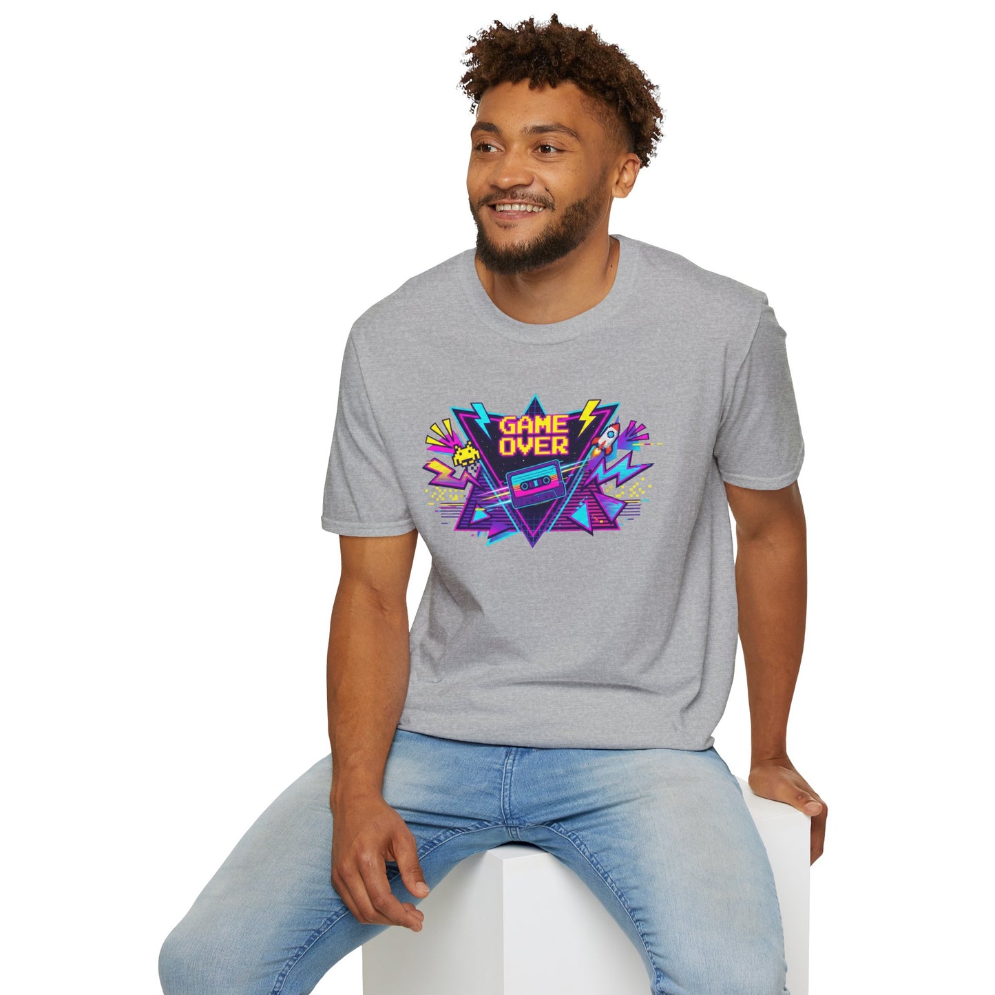 Retro 'Game Over' Graphic T-Shirt — 80s Arcade Gamer Tee