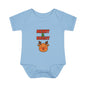 Merry & Bright Baby Bodysuit - Cute Reindeer Christmas Infant Onesie
