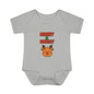 Merry & Bright Baby Bodysuit - Cute Reindeer Christmas Infant Onesie