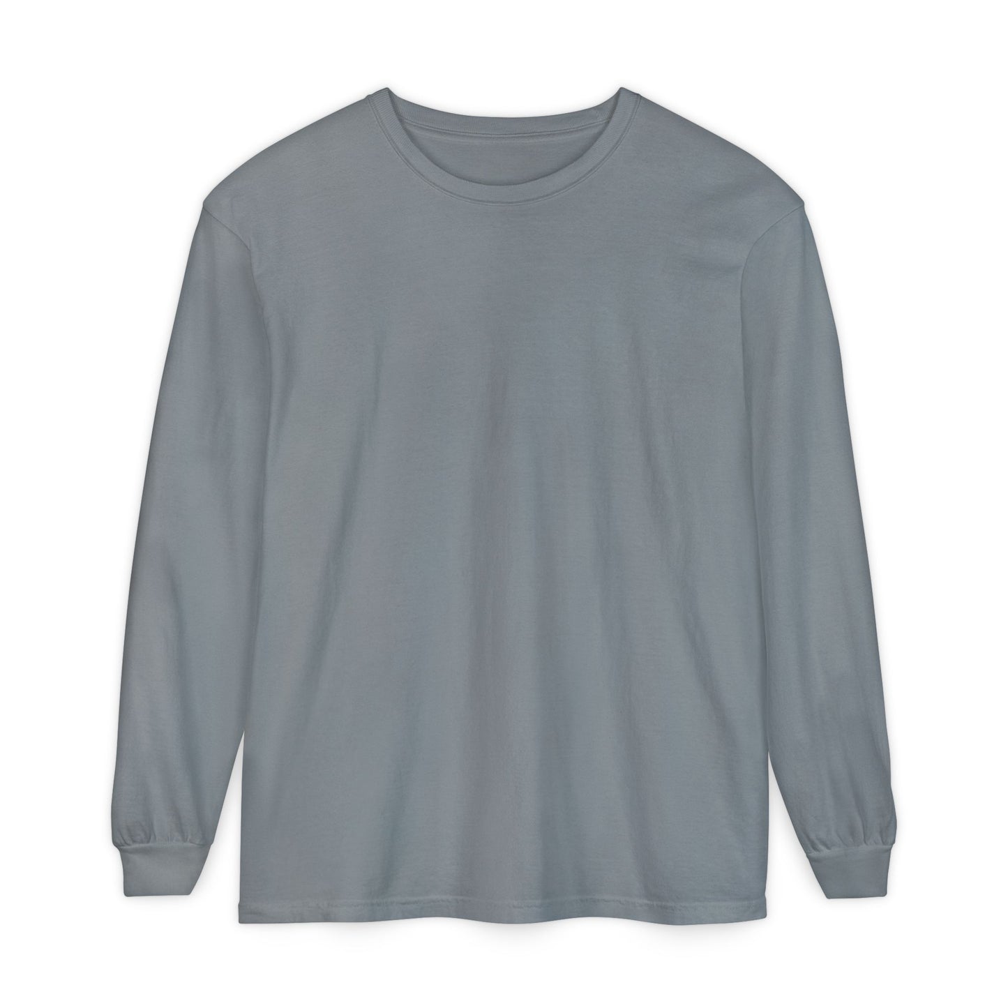 Women’s gray Garment-Dyed Long Sleeve T-Shirt - Comfortable Casual Wear for Every Occasion