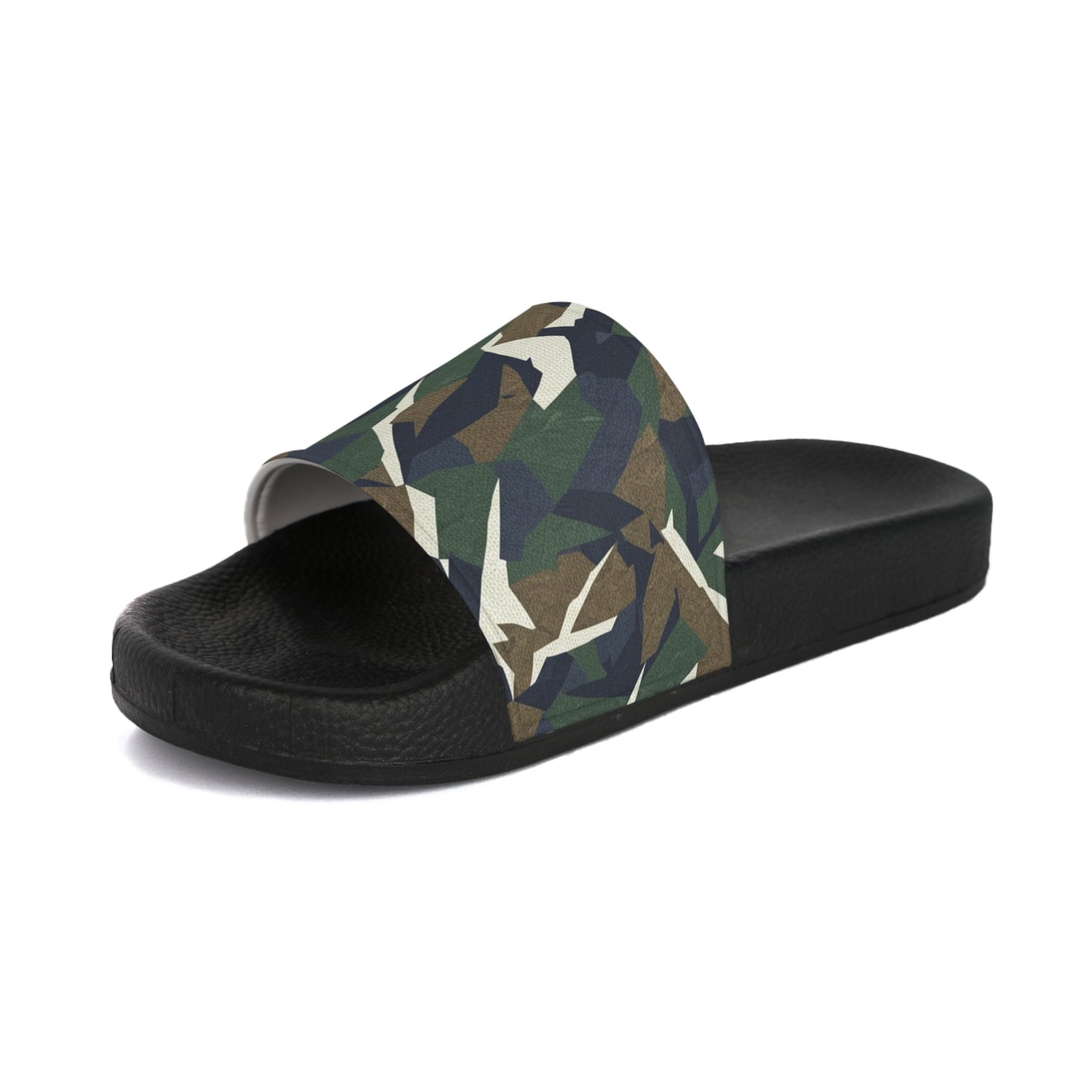 Men's Slide Sandals Refined Geometric Camouflage
