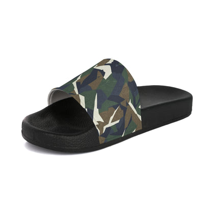 Men's Slide Sandals Refined Geometric Camouflage