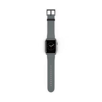 Stylish Gray Silicone Watch Band for Apple Watch - Modern & Comfortable Design