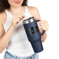 40oz Insulated Travel Mug — "It's a New Day" Motivational Tumbler