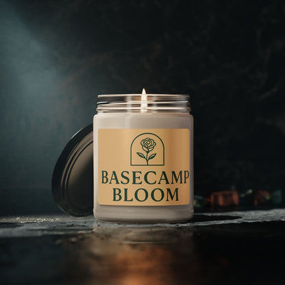 Basecamp Bloom Scented Soy Candle — 9oz Floral Aromatherapy Jar