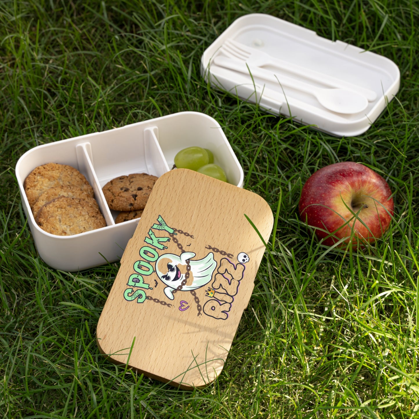 Spooky Ghost Bento Lunch Box for Fun & Functional Meal Prep