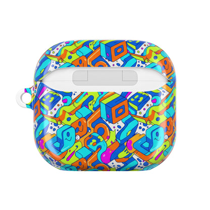 Colorful  AirPods Case — Retro Pop Graphic AirPod Case