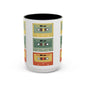 Retro Cassette Tape Coffee Mug – 80s & 90s Vintage Music Accent Mug