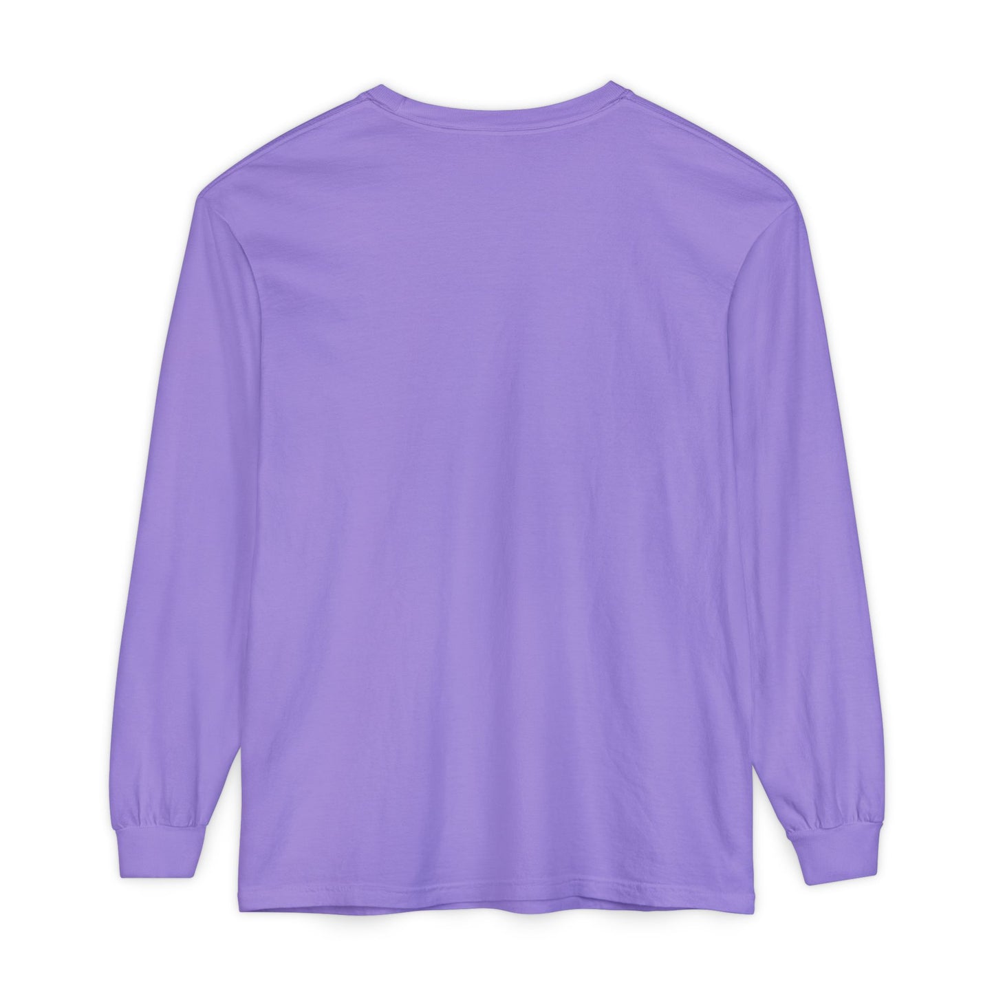 Women’s violet Garment-Dyed Long Sleeve T-Shirt - Comfort & Style for Everyday Wear