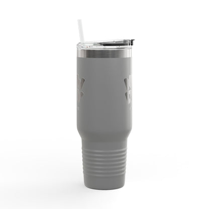 40oz Insulated Travel Mug — "It's a New Day" Motivational Tumbler