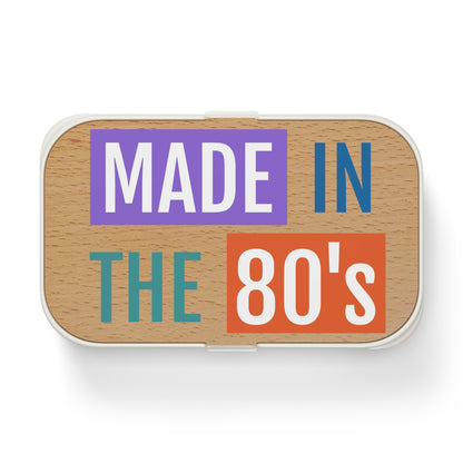 Retro 80's Bento Lunch Box - Fun & Functional Meal Prep Container