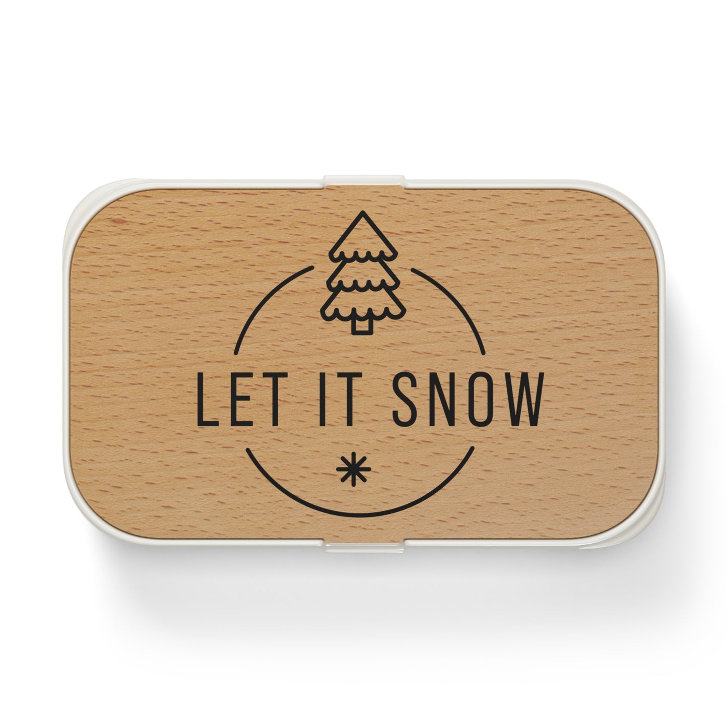 Let It Snow Bento Lunch Box – Eco-Friendly Storage for Winter Meals