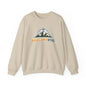 Base Camp Vital Mountain Embroidered Crewneck Sweatshirt | Cozy Hiking & Camping Pullover | 50/50 Midweight  Vital Mountain Crewneck Sweatshirt — Outdoor Adventure Logo Pullover (free shipping)
