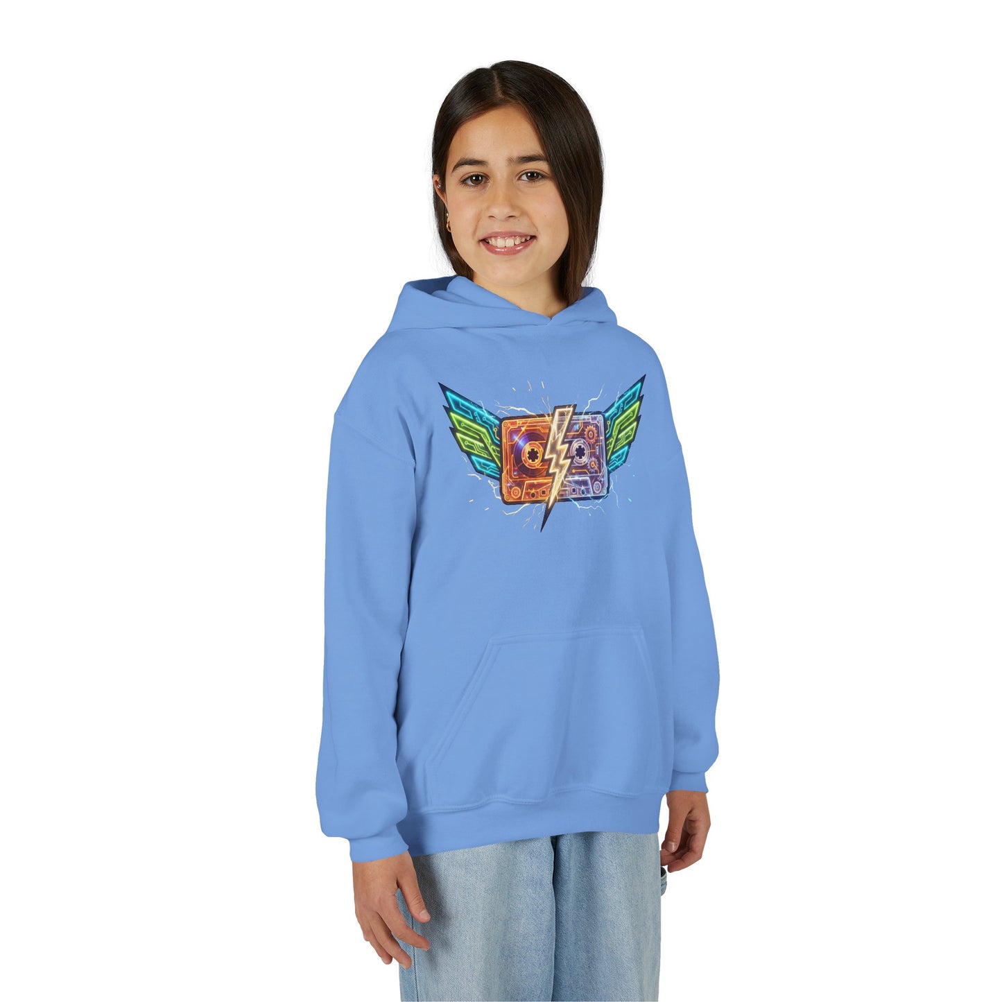 Youth Retro Cassette Wings Hoodie