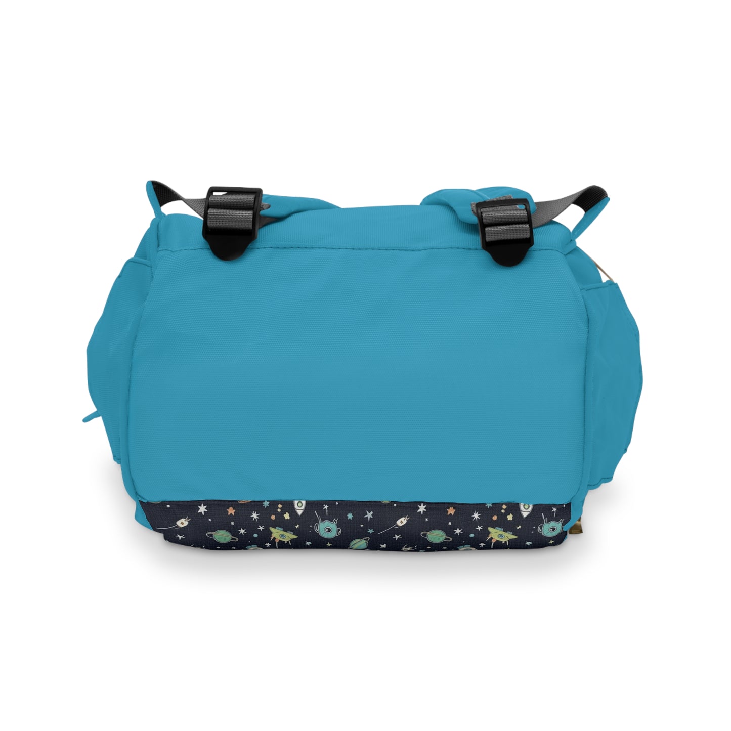 Space Print Diaper Backpack – Multifunctional Baby Changing Bag with Insulated Pockets