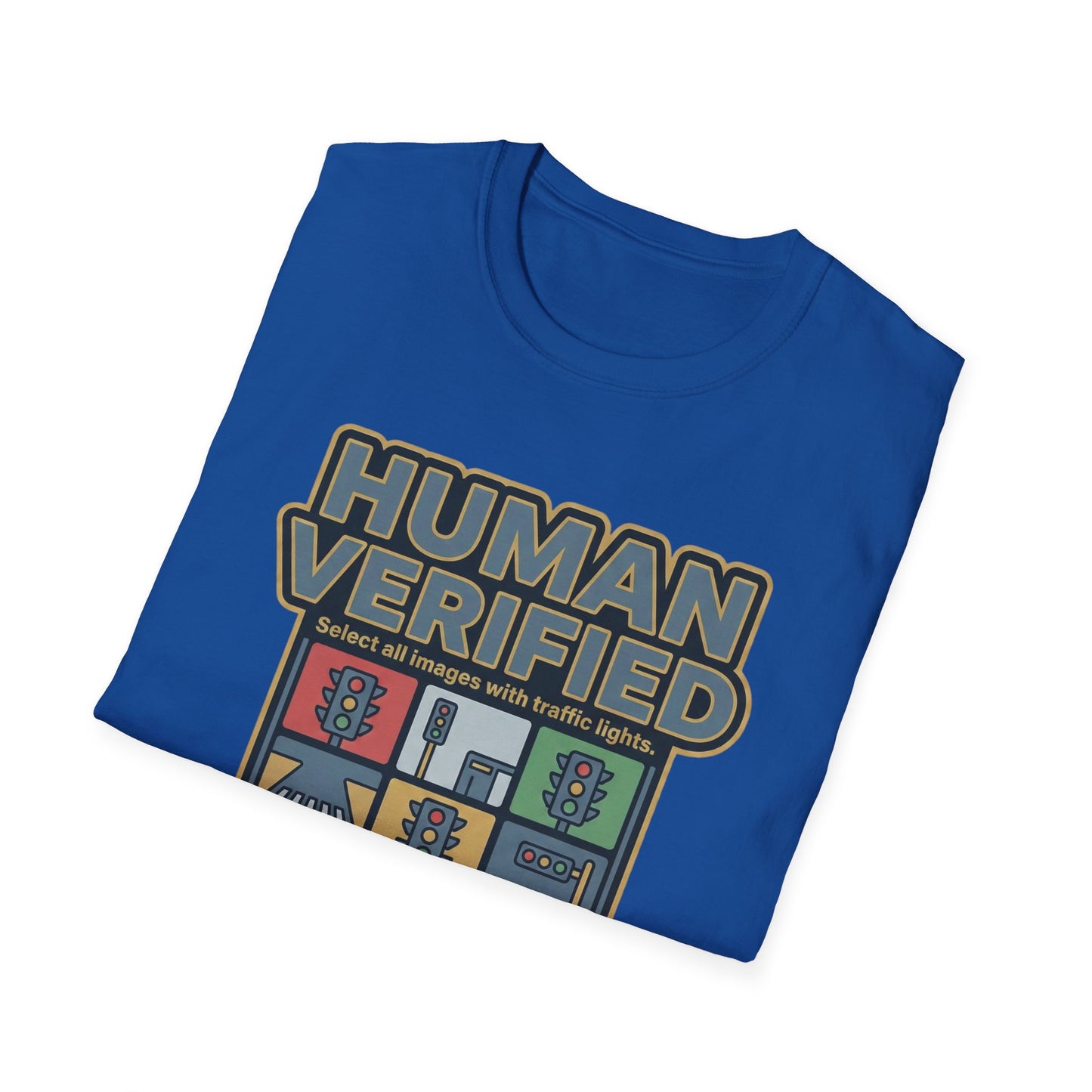 Human Verified T-Shirt — "I Am Not a Robot" CAPTCHA Graphic Tee
