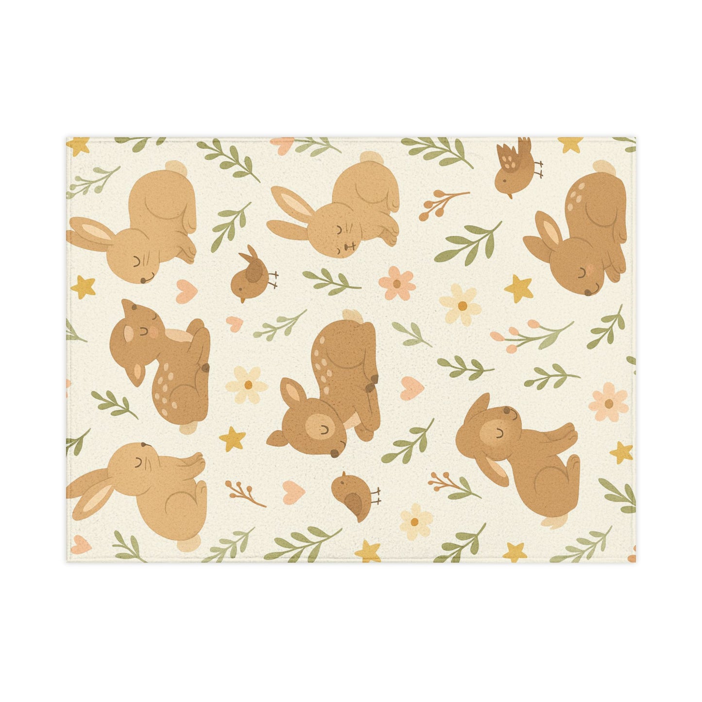 Cozy baby Blanket with Adorable Animals Design