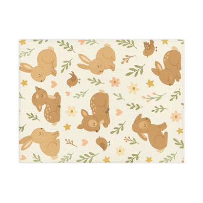 Cozy baby Blanket with Adorable Animals Design