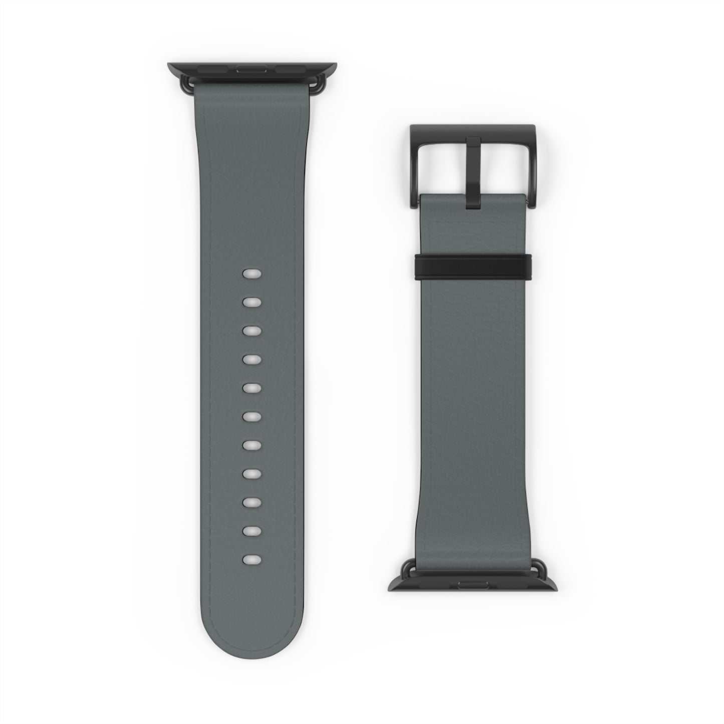 Stylish Gray Silicone Watch Band for Apple Watch - Modern & Comfortable Design