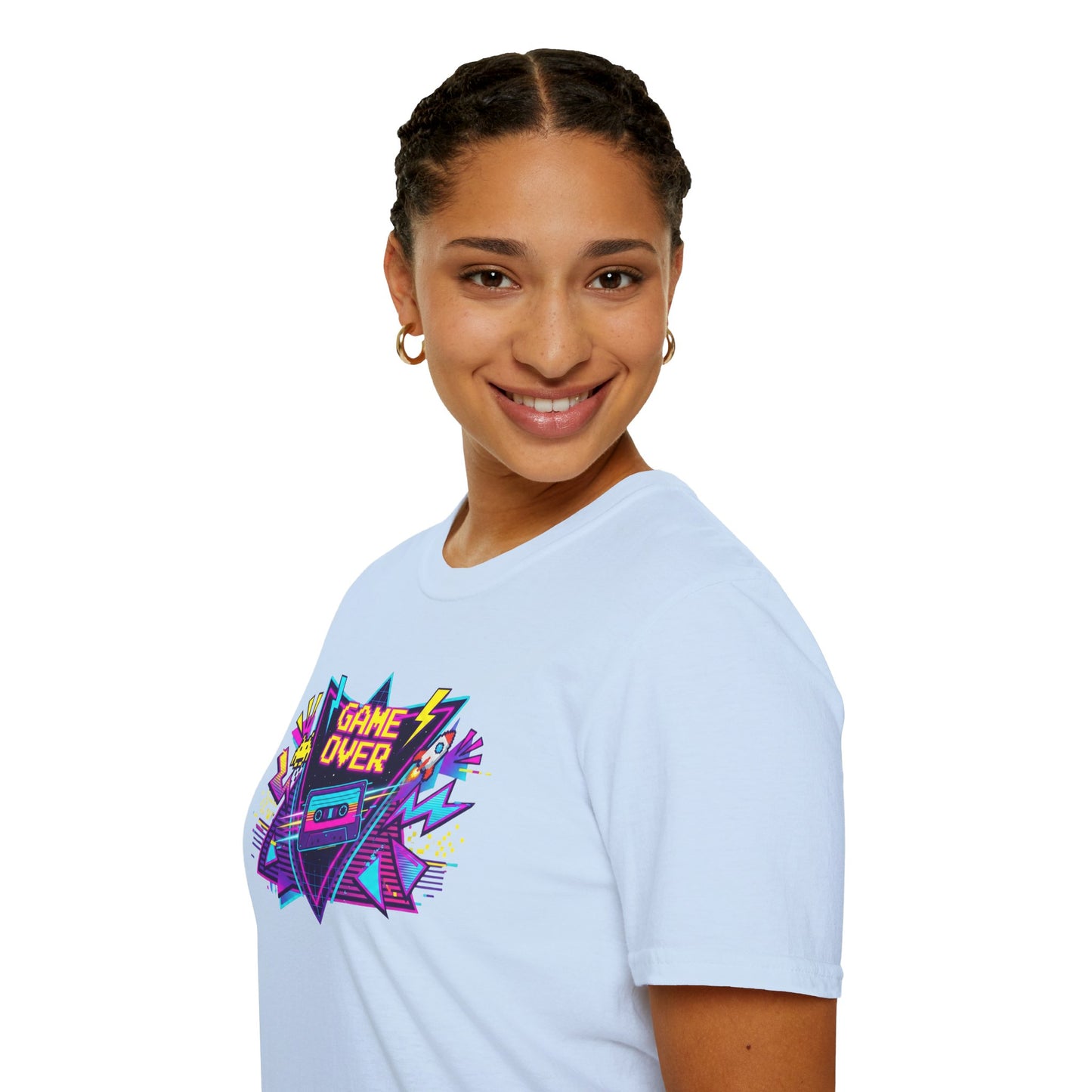 Retro 'Game Over' Graphic T-Shirt — 80s Arcade Gamer Tee