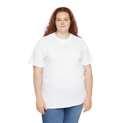 Women’s Casual white Heavy Cotton Tee - Perfect for Everyday Wear