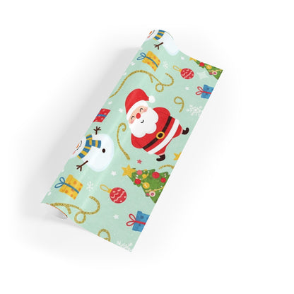 Santa and friends Gift Wrapping Paper Rolls, 1pc