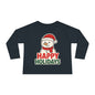 Toddler Long Sleeve Tee — 'Happy Holidays' Snowman Kids Christmas Shirt