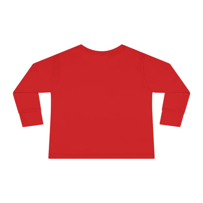 Holiday Vibes unisex Toddler Long Sleeve Tee – Cute Christmas Tree Kids Shirt