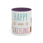 Happy and Dazzling Smoking Cat Coffee Mug — Cute Ginger Cat Accent Mug (11/15oz) (free shipping)