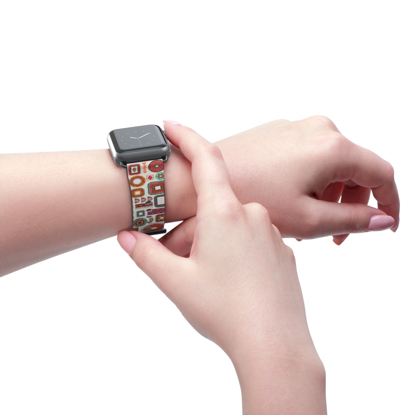 Colorful Geometric Watch Band for Trendy Style