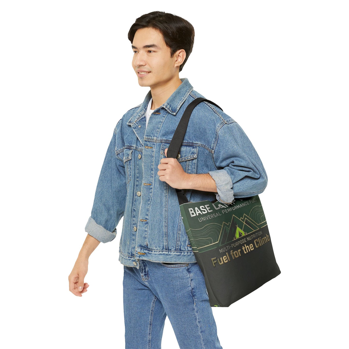 Base Camp Vital "Fuel for the Climb" Adjustable Tote Bag — Adventure Daypack