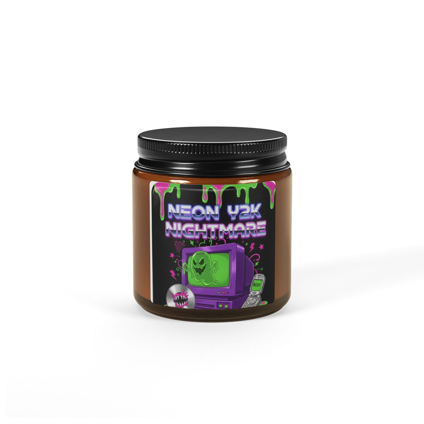 Glow-in-the-Dark Scented Candle, Aromatherapy, Home Décor, Gift for Gamers, Halloween Decorations, Relaxation