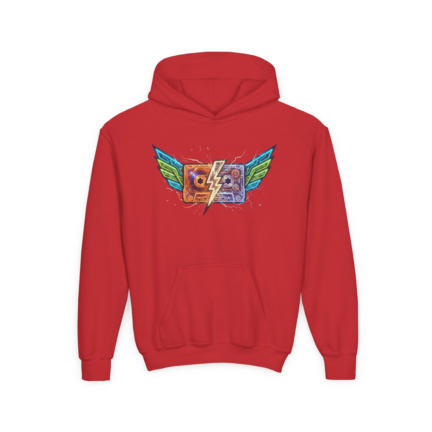 Youth Retro Cassette Wings Hoodie