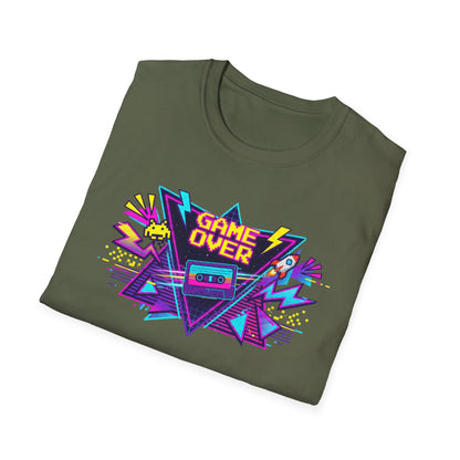 Retro 'Game Over' Graphic T-Shirt — 80s Arcade Gamer Tee