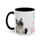 Happy and Dazzling Smoking Cat Accent Coffee Mug — 11/15oz (free shipping)