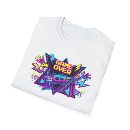 Retro 'Game Over' Graphic T-Shirt — 80s Arcade Gamer Tee