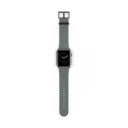 Stylish Gray Silicone Watch Band for Apple Watch - Modern & Comfortable Design